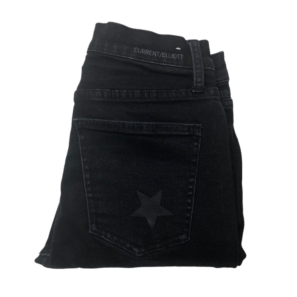 Current/Elliott The High Waist Stiletto Vineland w/Star Print Skinny Jeans
